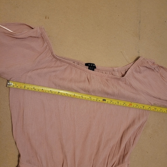 U2B Urban Planet romper,Off/On shoulders,bell peekaboo sleeves,M - Picture 4 of 10
